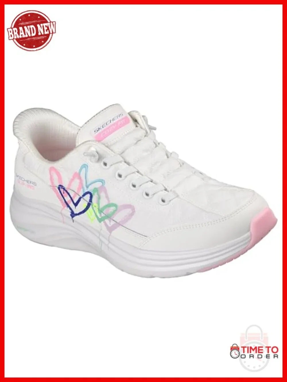Hands-Free Slip-In Technology, Cozy Fit System, Air-Cooled Memory Foam,